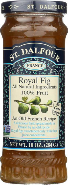 ST DALFOUR: All Natural Fruit Spread Royal Fig, 10 oz New