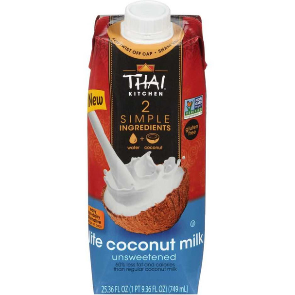 THAI KITCHEN: Lite Coconut Milk, 25.36 fo New