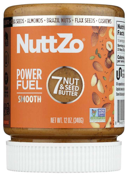 NUTTZO: Power Fuel Seed Butter Smooth, 12 oz New