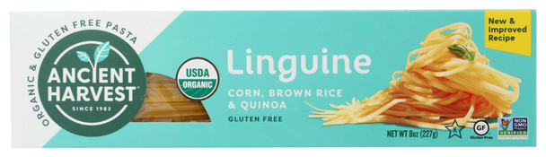 ANCIENT HARVEST: Organic Supergrain Pasta Linguine Gluten Free, 8 oz New