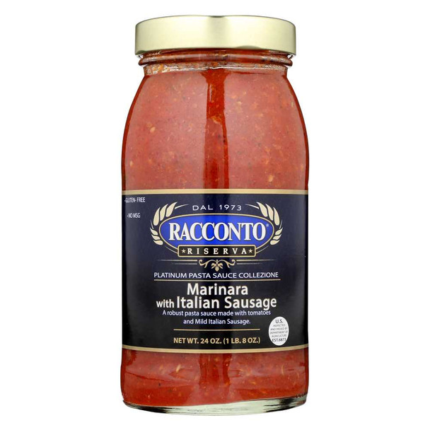 RACCONTO RISERVA: Sauce Marinara Italian SSG, 24 oz New