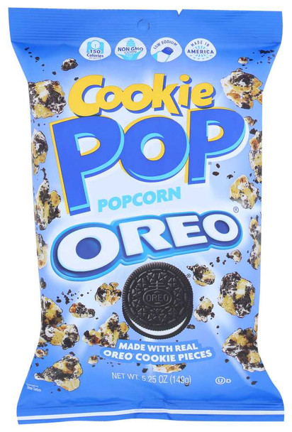 COOKIE POP POPCORN: Oreo Cookie Pop Popcorn, 5.25 oz New