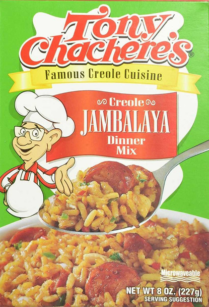 TONY CHACHERES: Creole Jambalaya Dinner Mix, 8 oz New