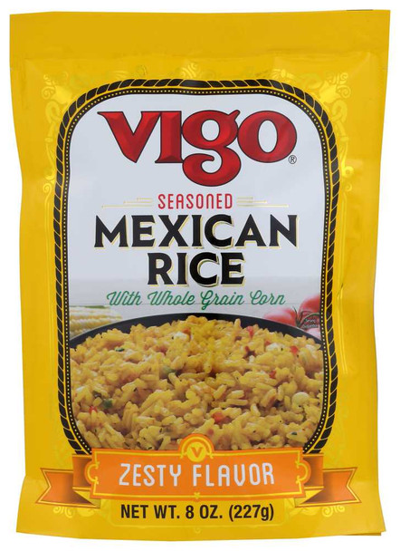 VIGO: Mexican Rice with Whole Grain Corn, 8 oz New