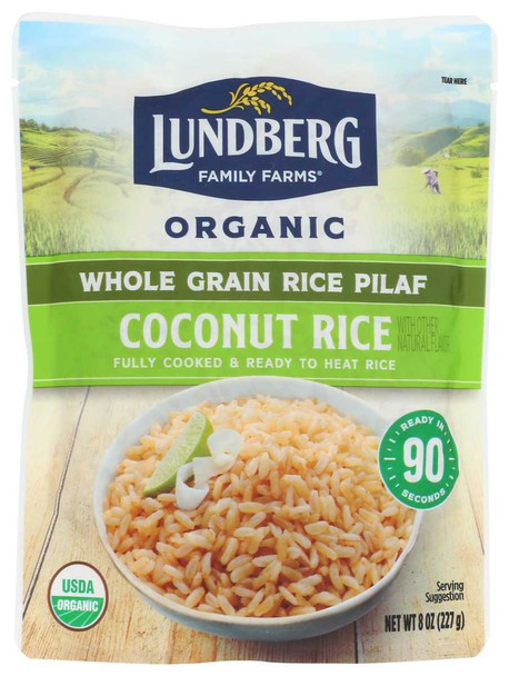 LUNDBERG: Organic Coconut Rice, 8 oz New