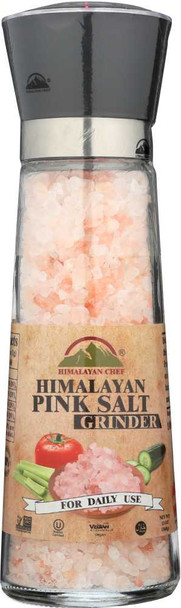 HIMALAYAN CHEF: Grinder Salt Himalayan Pink Re, 13 oz New