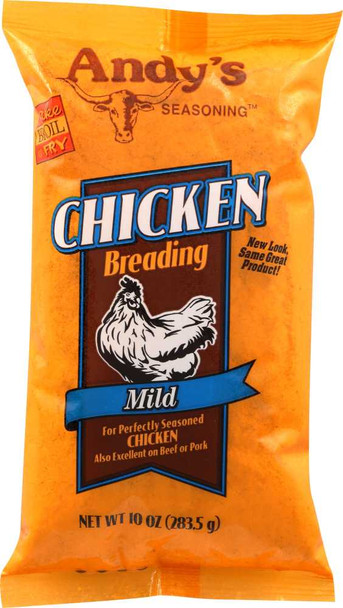 ANDYS SEASONING: Mild Chicken Breading, 10 oz New