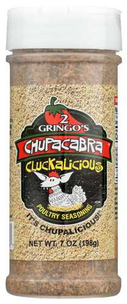2 GRINGOS CHUPACABRA: Seasoning Cluckalicious, 7 OZ New