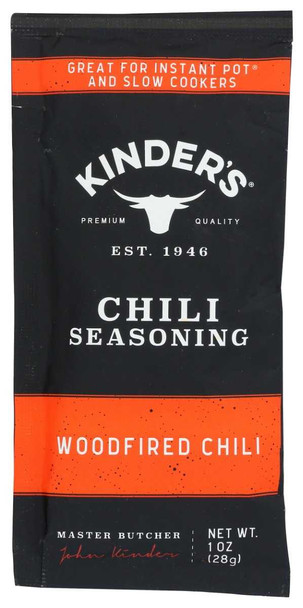 KINDERS: Seasoning Woodfired Chili, 1 OZ New