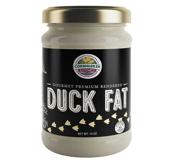 CORNHUSKER KITCHEN: Gourmet Premium Rendered Duck Fat, 14 oz New