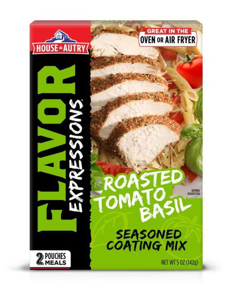HOUSE AUTRY: Flavor Expressions Roasted Tomato Basil, 5 oz New