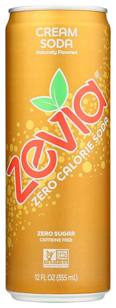 ZEVIA: Cream Soda, 12 fo New