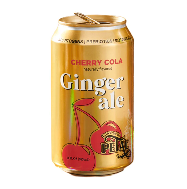 PETAL: Cherry Cola Ginger Ale Soda, 12 fo New