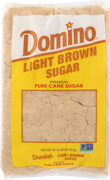 DOMINO: Sugar Light Brown, 2 LB New