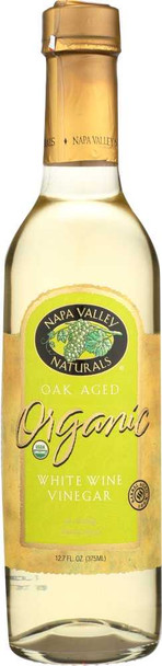 NAPA VALLEY NATURALS: White Wine Vinegar Organic, 12.7 oz New