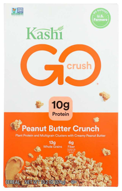 KASHI GO LEAN: Peanut Butter Crunch Cereal, 13.2 oz New