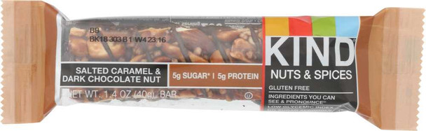 KIND: Salted Caramel Dark Chocolate Bar, 1.4 oz New