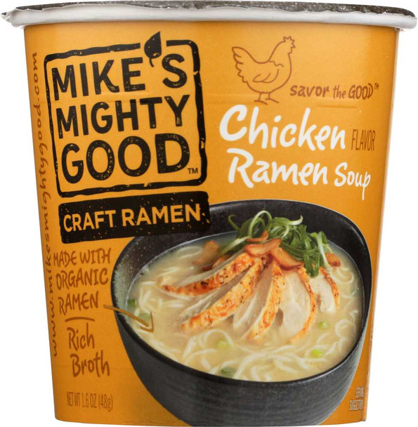 MIKES MIGHTY GOOD: Soup Cup Chicken Organic, 1.6 oz New