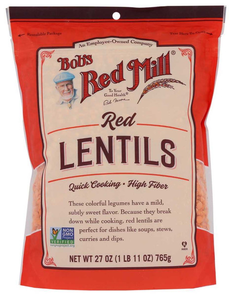 BOBS RED MILL: Red Lentils, 27 oz New