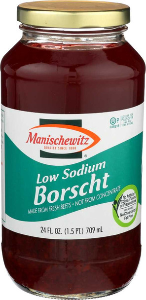 MANISCHEWITZ: Borscht Reduced Sodium, 24 oz New