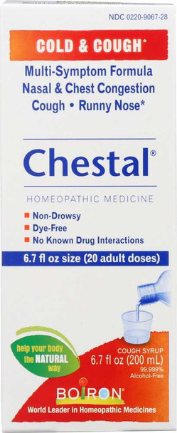 BOIRON: Chestal Cold And Cough Adult, 6.7 oz New