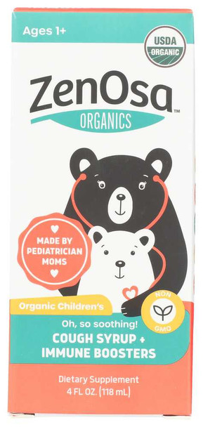 ZENOSA: Kids Cough Syrup Organic, 4 fo New