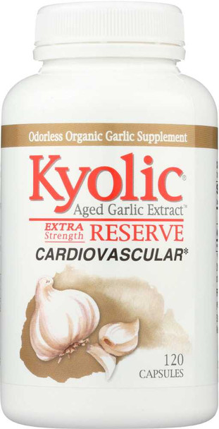KYOLIC: Aged Garlic Extract Cardiovascular Reserve, 120 Capsules New