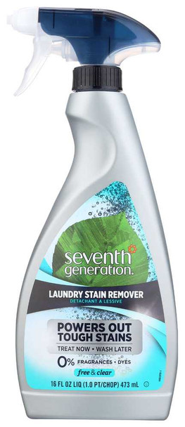 SEVENTH GENERATION: Stain Additive Remover Spray, 16 fo New