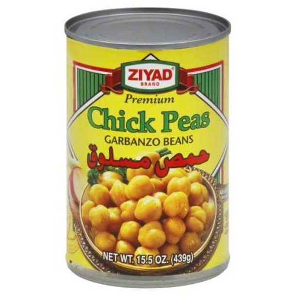 ZIYAD: Chick Peas Garbanzo Beans, 15.5 oz New