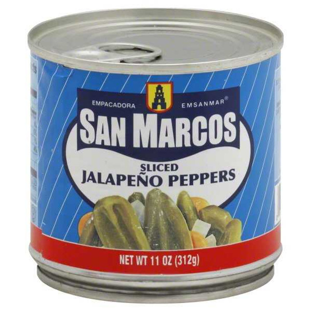SAN MARCOS: Sliced Jalapeno Peppers, 11 oz New