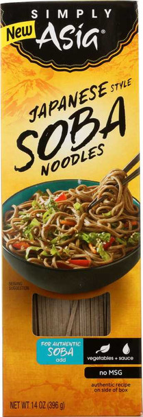 SIMPLY ASIA: Noodles Soba Dry, 14 oz New
