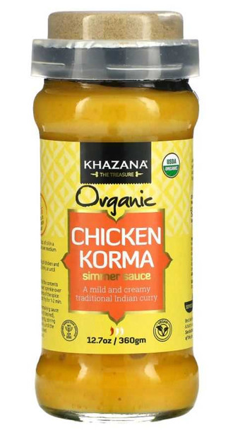 KHAZANA: Chicken Korma Simmer Sauce, 12.7 oz New
