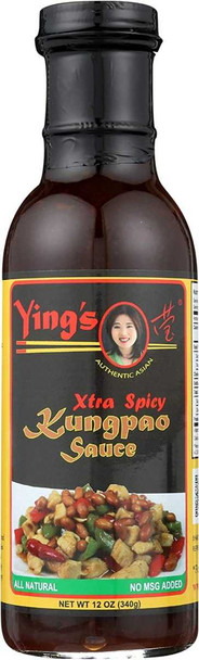 YINGS: Xtra Spicy Kung Pao Sauce, 12 oz New