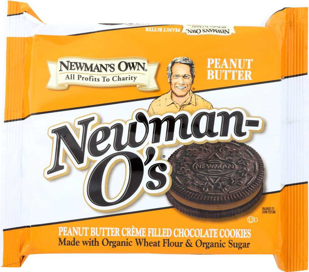 NEWMANS OWN ORGANIC: Cookie O Peanut Butter, 13 oz New