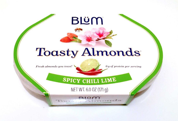 BLUM: Spicy Chili Lime Almonds, 6 oz New
