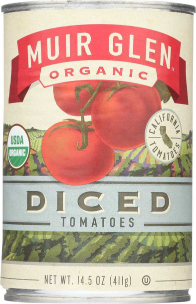 MUIR GLEN: Organic Diced Tomatoes, 14.5 oz New