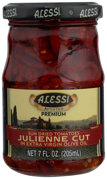 ALESSI: Premium Sun Dried Tomatoes Julienne Cut, 7 oz New