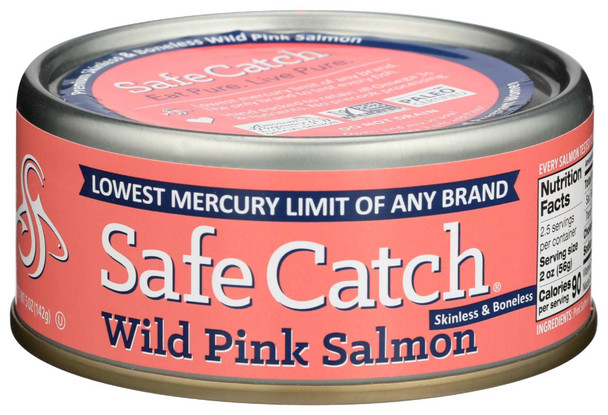 SAFECATCH: Wild Pacific Pink Salmon, 5 oz New