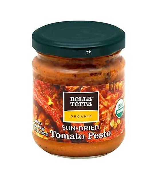 BELLA TERRA: Pesto Organic Sun Dried Tomato, 6.3 oz New