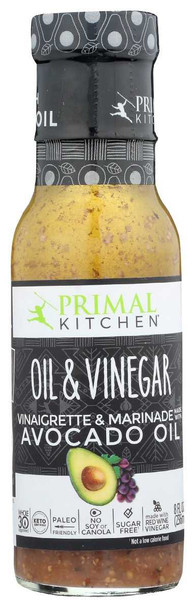PRIMAL KITCHEN: Dressing Oil & Vinegar, 8 oz New