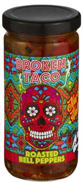 BROKEN TACO: Roasted Bell Peppers, 8 oz New