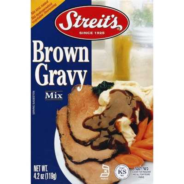 STREITS: Brown Gravy Mix, 4.2 oz New