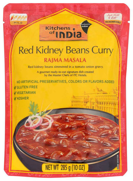 KITCHENS OF INDIA: Entre Ready To Eat Rajma Masala Curry, 10 oz New