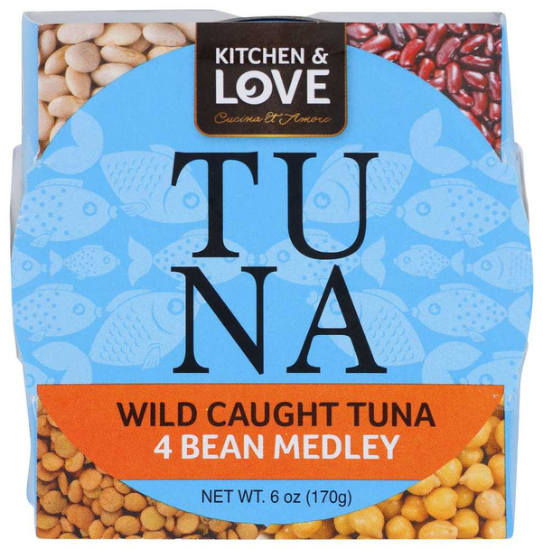 KITCHEN AND LOVE: Meal Tuna 4 Bean Medley, 6 oz New