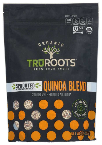 TRUROOTS: Organic Accents Sprouted Quinoa Trio, 8 oz New