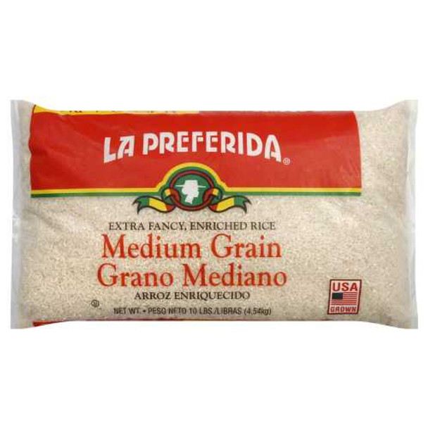 LA PREFERIDA: Medium Grain Rice, 10 lb New
