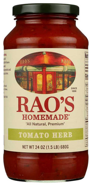 RAO'S HOMEMADE: Tomato Herb Sauce, 24 oz New