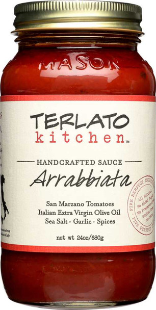 TERLATO KITCHEN: Sauce Arrabbiata Small Batch, 24 oz New