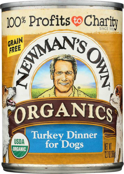 NEWMANS OWN ORGANIC: Turkey Dinner For Dogs, 12.7 oz New