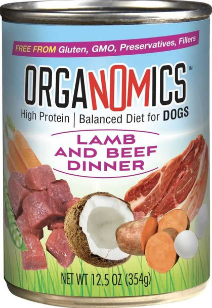 ORGANOMICS: Lamb and Beef Dinner, 12.5 oz New